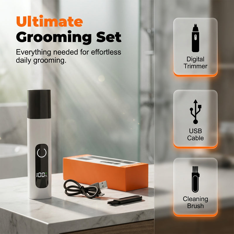 📢📢50% OFF !! ⏰Rechargeable Electric Nose Hair Trimmer