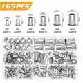 📢📢50% OFF !! ⏰Knurled Rivet Nut Assortment Kit