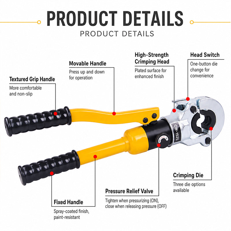 📢📢50% OFF !! ⏰Hydraulic Pipe Crimping Tool