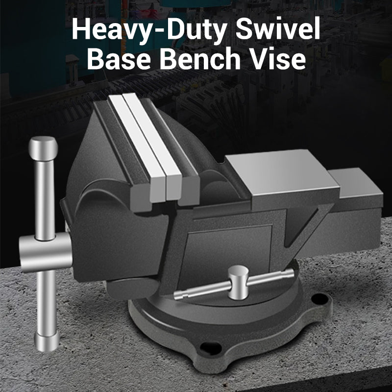 📢📢50% OFF !! ⏰Heavy-Duty Swivel Base Bench Vise