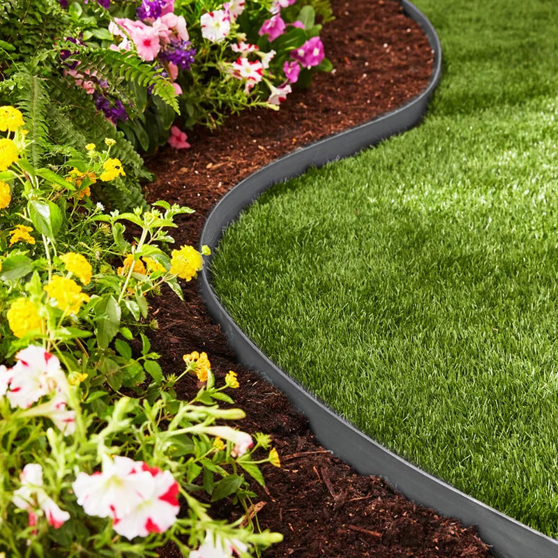 📢📢40% OFF !! ⏰10M Landscape Edging Plastic Roll with 30 PCS  Spikes