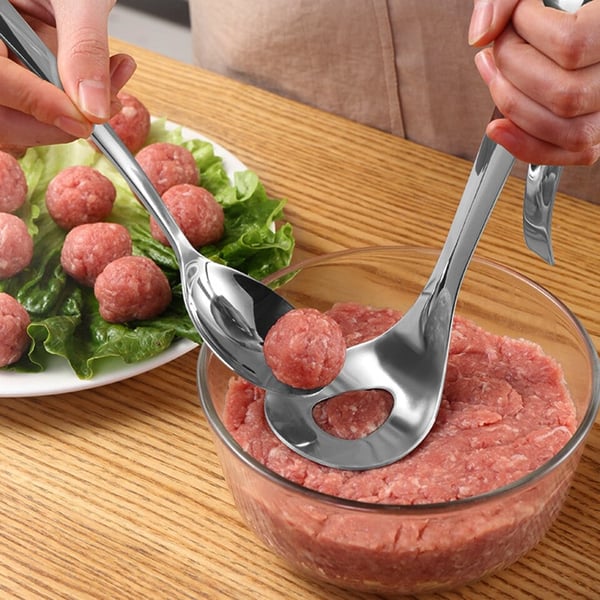 📢📢50% OFF !! ⏰Stainless Steel Meatball Maker Spoon