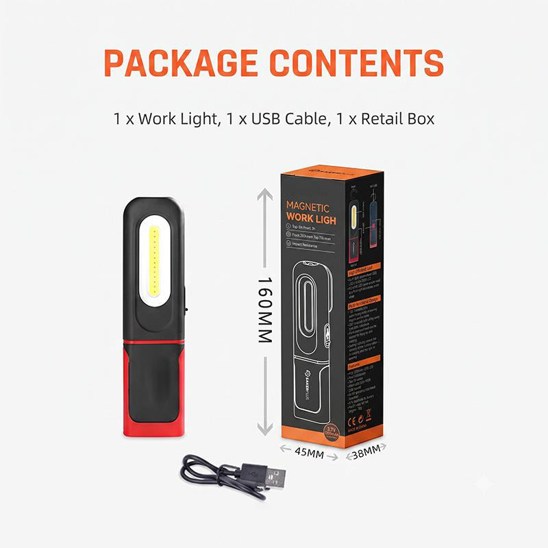 📢📢50% OFF !! ⏰Rechargeable COB LED Work Light with Magnetic Base