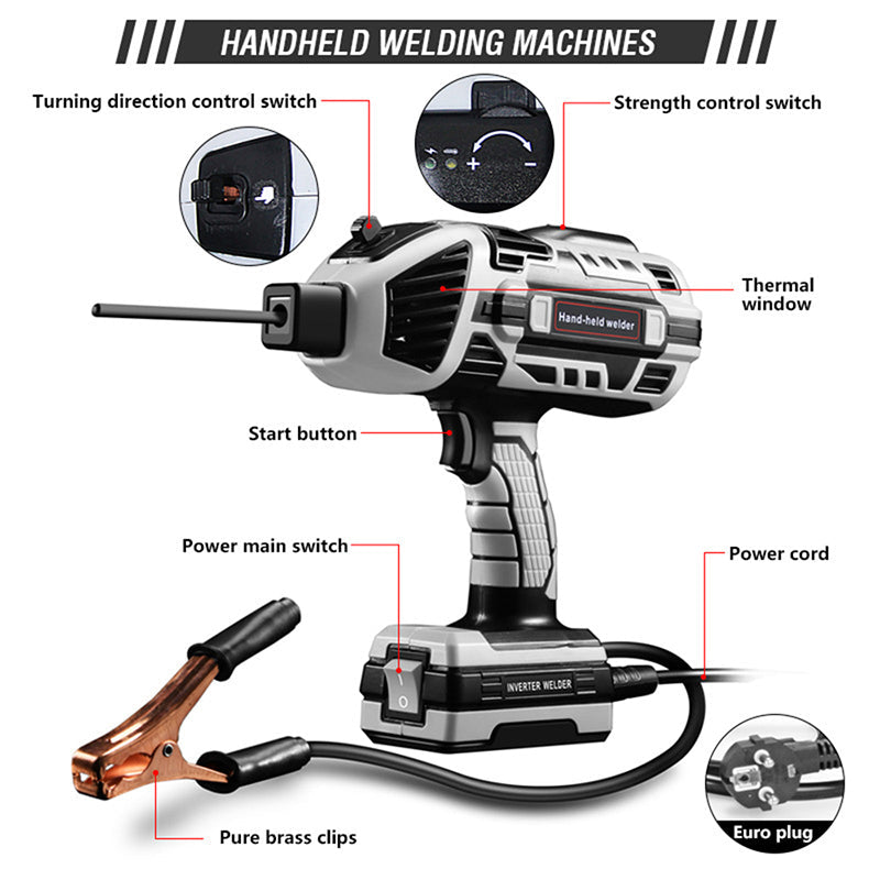 📢📢50% OFF !! ⏰4600W Handheld Household Electric Arc Welder