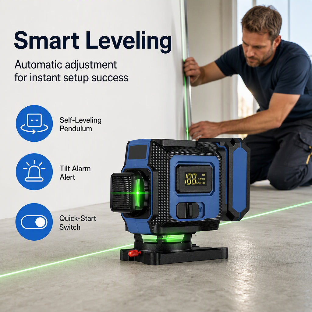 📢📢50% OFF !! ⏰Self-Leveling Green Laser Level