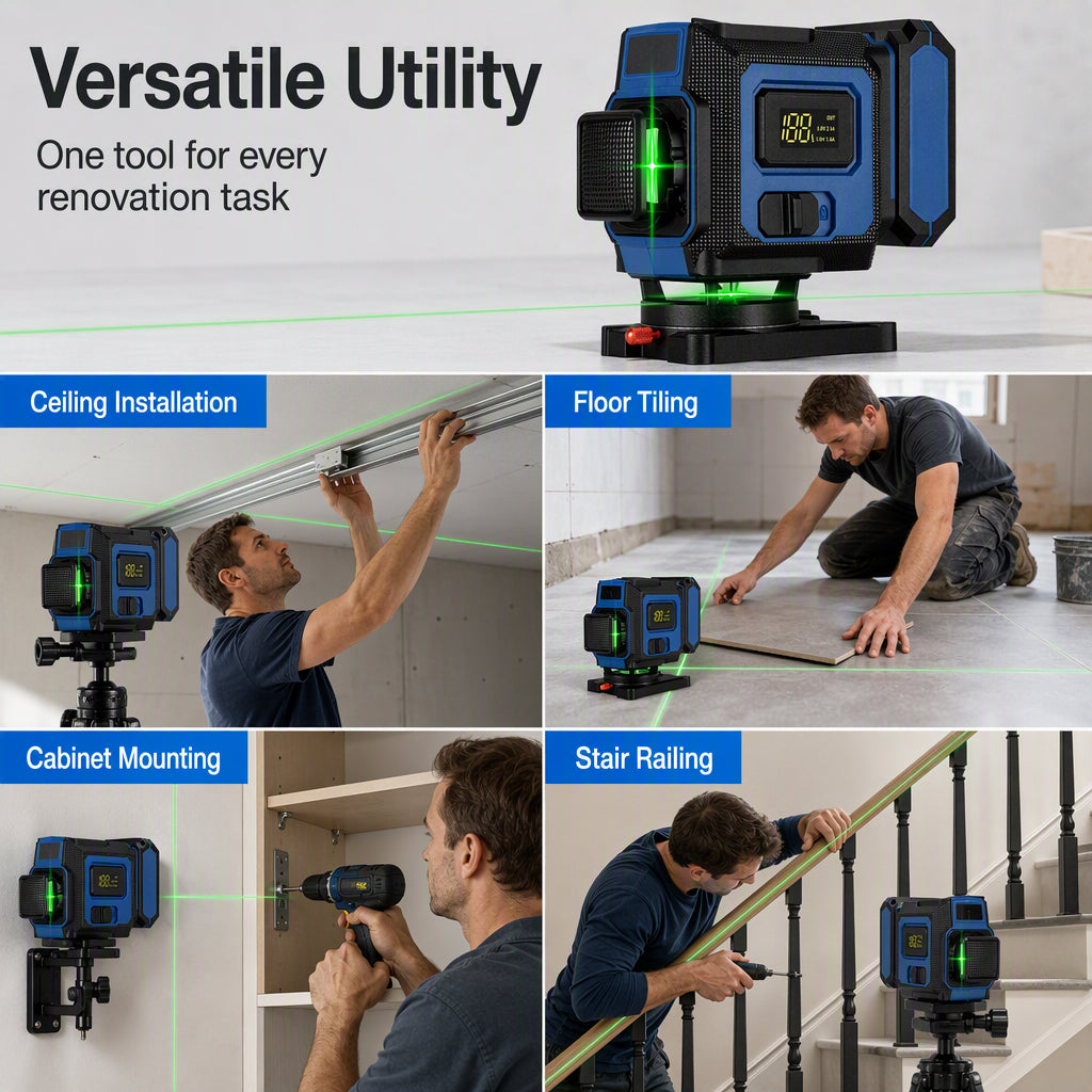 📢📢50% OFF !! ⏰Self-Leveling Green Laser Level