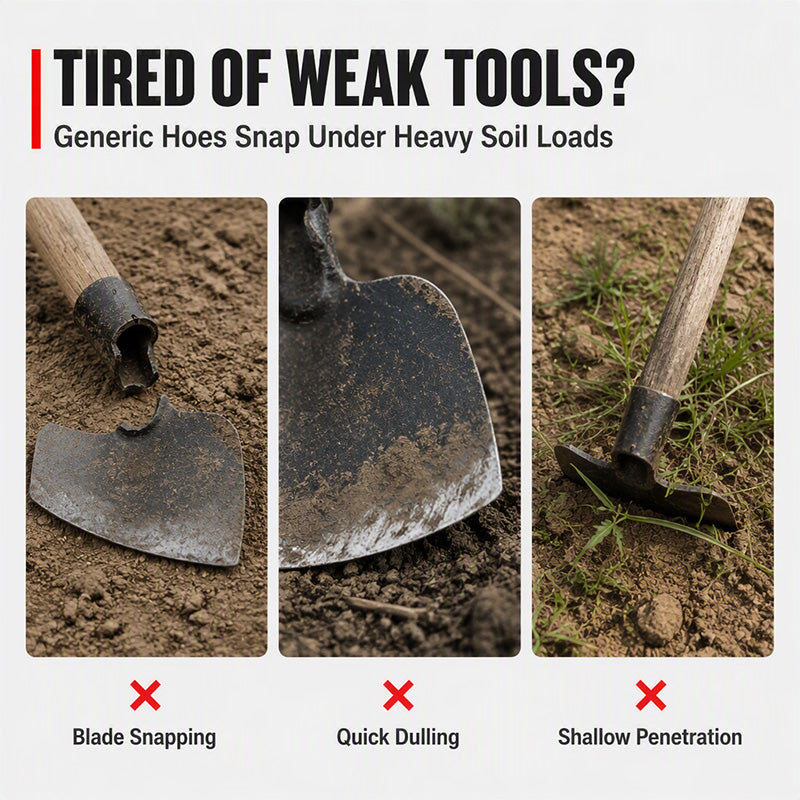 Heavy Duty Manganese Steel Flat Hoe Head