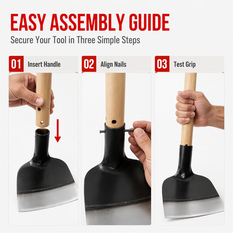 Heavy Duty Manganese Steel Flat Hoe Head